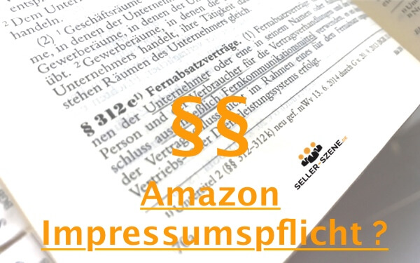 Amazon Fba Impressum Und Rechtstexte Erstellen Dsgvo Konform